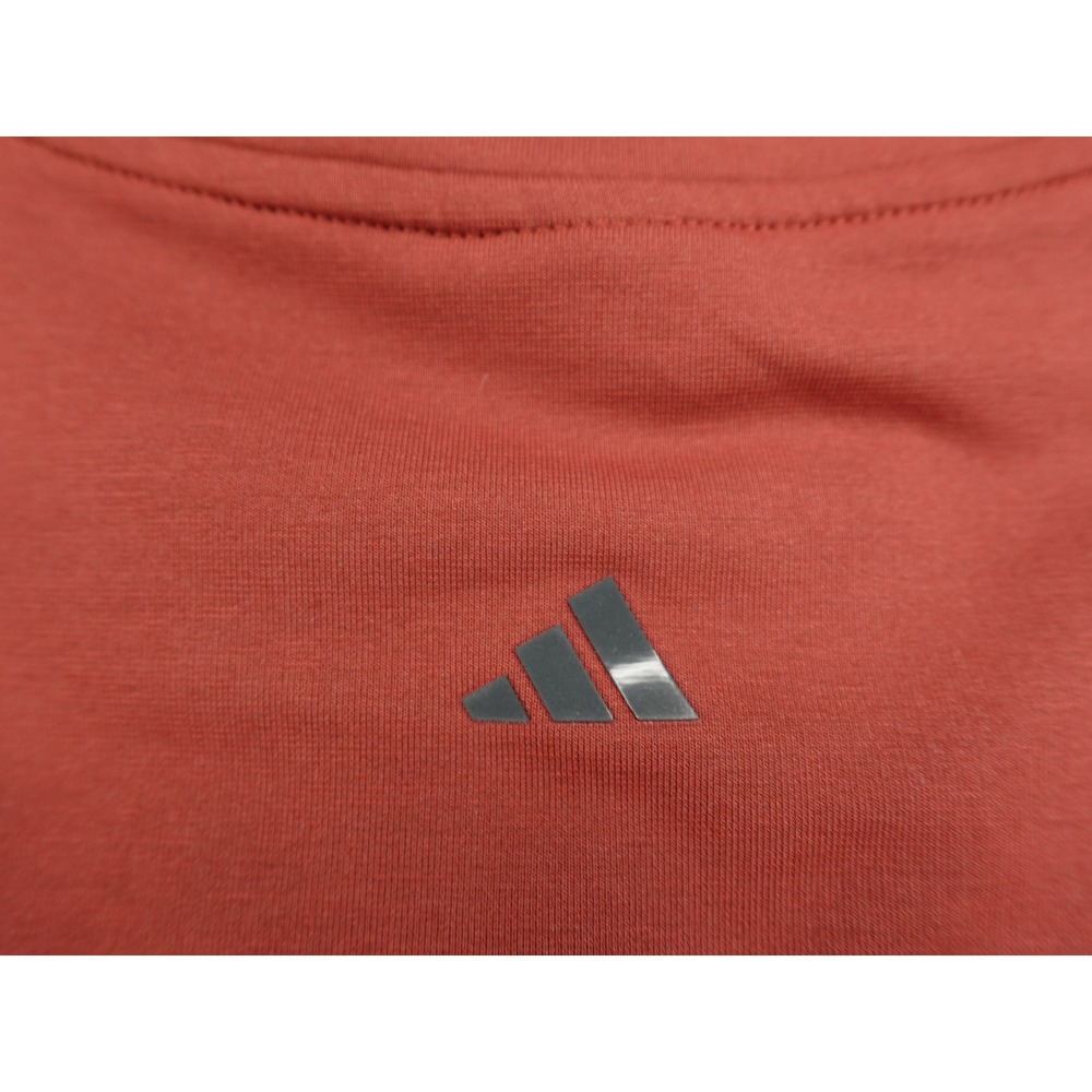 Adidas Cropped Sweatshirt Womens S Rust Excellent Aeroready Side Tie JD4213 - Picture 8 of 9